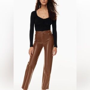Wilfred ARITZIA SIZE 0  Brown High-Waisted Pants